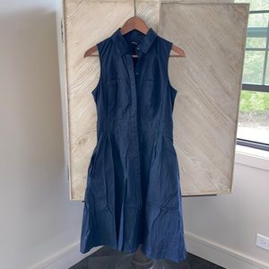 Club Monaco Navy Midi Dress